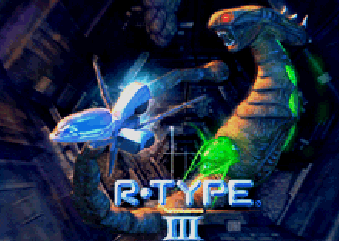 R Type III The Third Lightning Title Screen